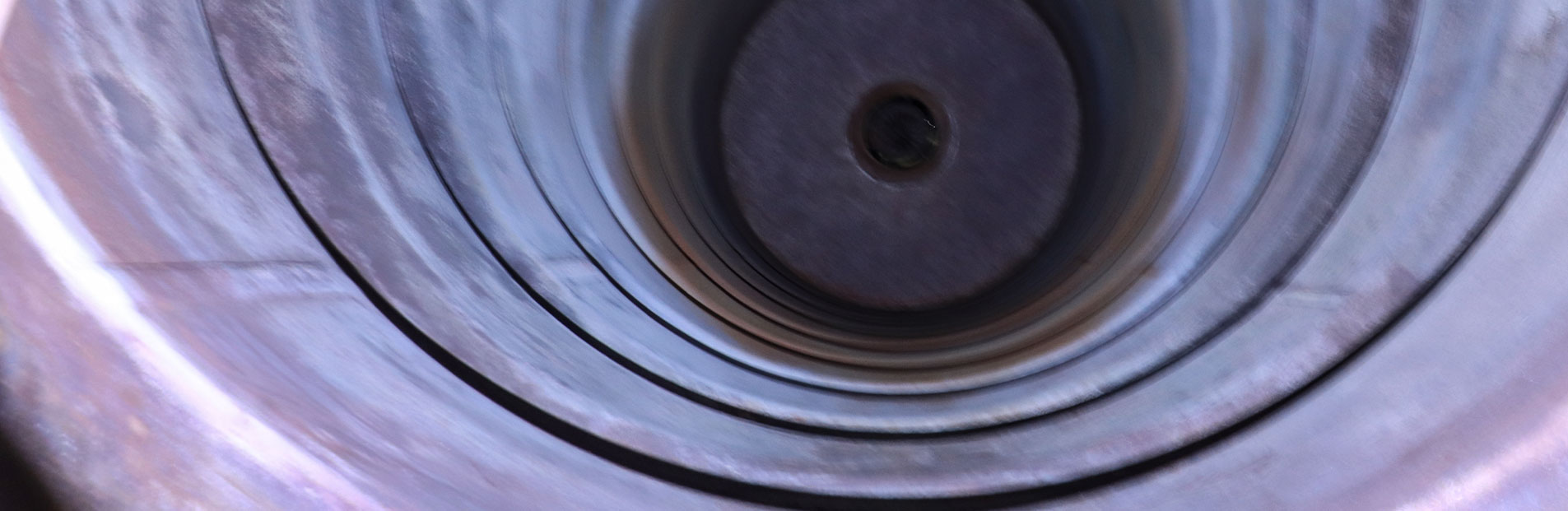 NDT inspection of internal boiler chamber